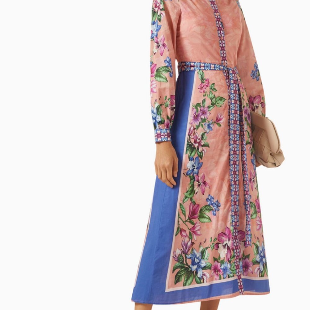 Raishma 100% Cotton Aline Midi Dress UK Size 14 NWT